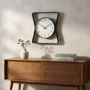 Nordic Hour Glass Wall Clock