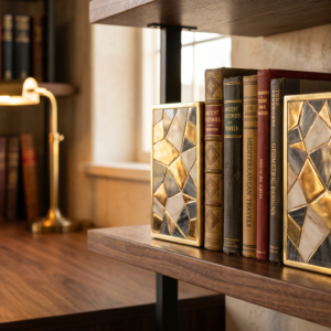 The Aurum Mosaic Bookends
