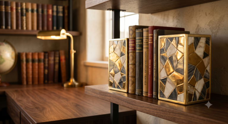 The Aurum Mosaic Bookends